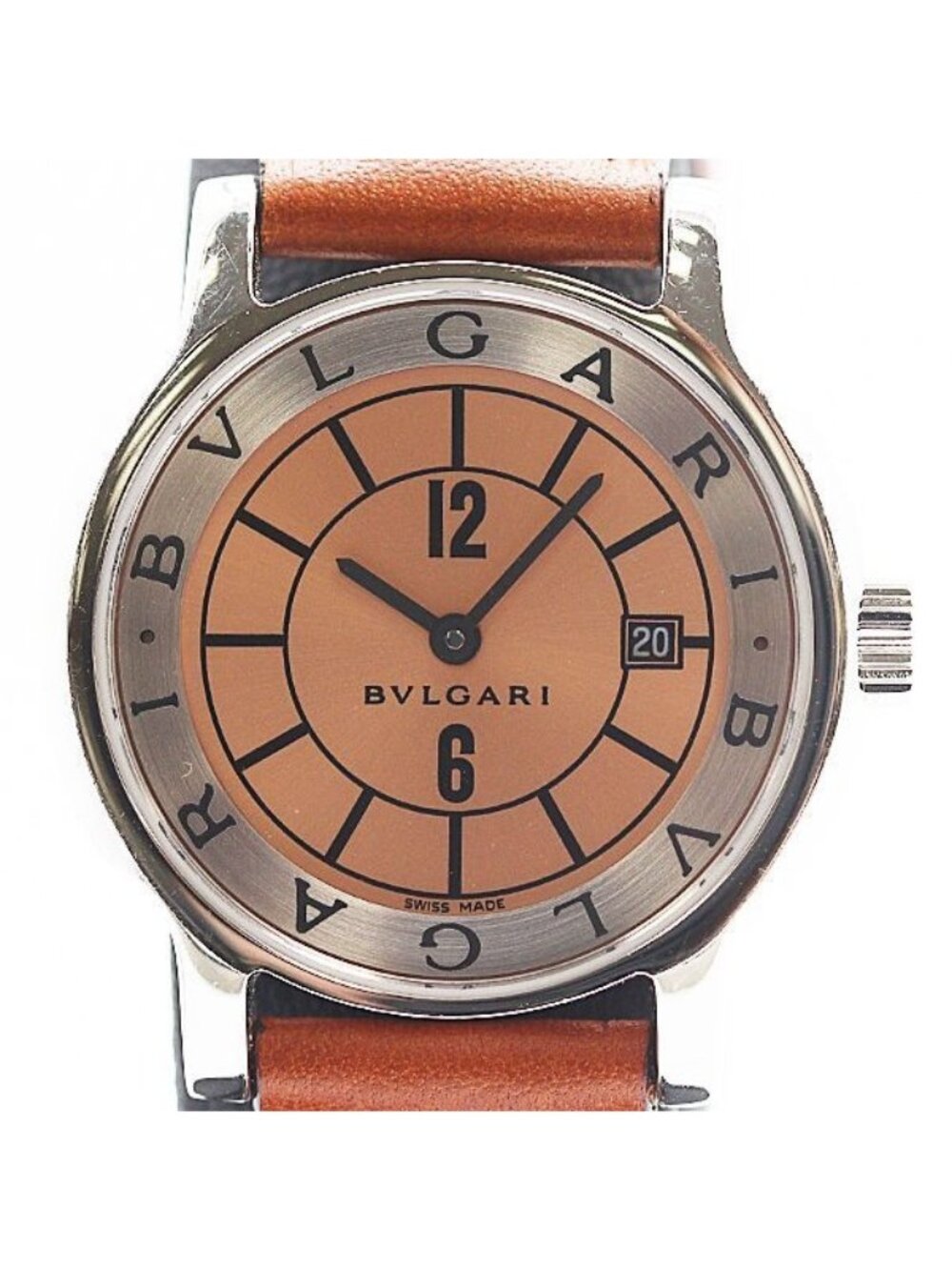 Bvlgari Solotempo Blanc Dial Watch